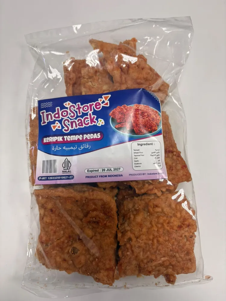 Indostore Keripik Tempe 250gr - Pedas