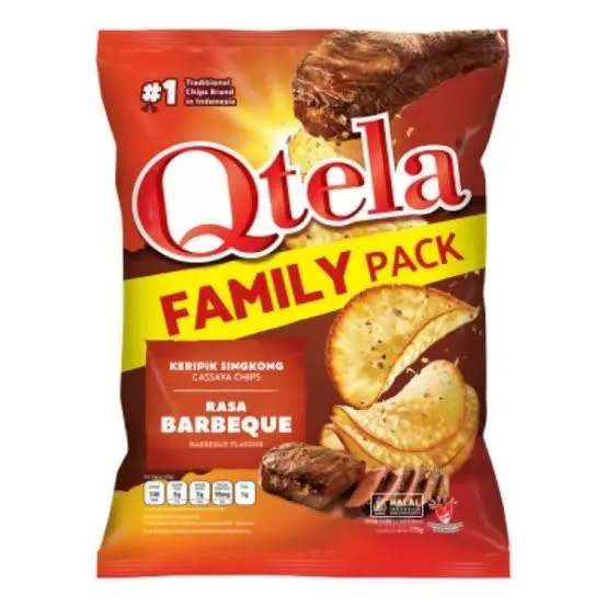 Qtela Keripik Singkong 175gr - BBQ